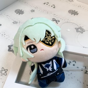 Honkai Star Rail Nake Xia nunu plush doll,one eye patch chibi mini stuffed toy