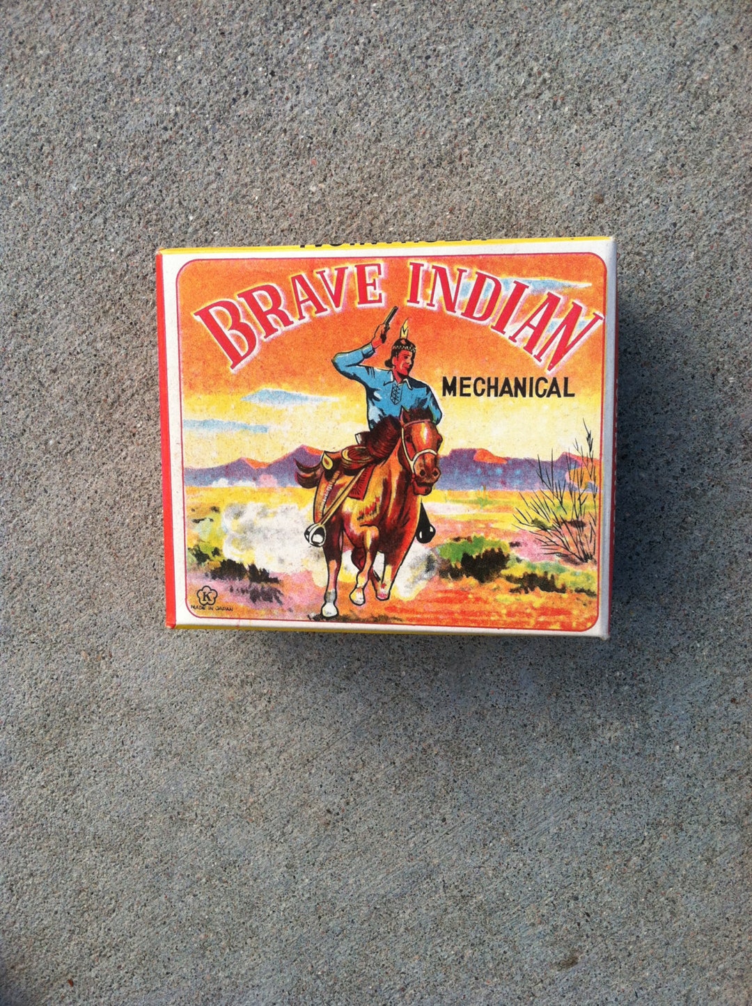 Mechanical Indian Toy Vintage Etsy