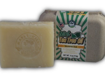 Mint Tea Tree Oil Shampoo and Conditioning Bar