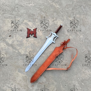Fully Functional He-Man Power Sword, Handmade Stainless Steel sword & Leather sheath