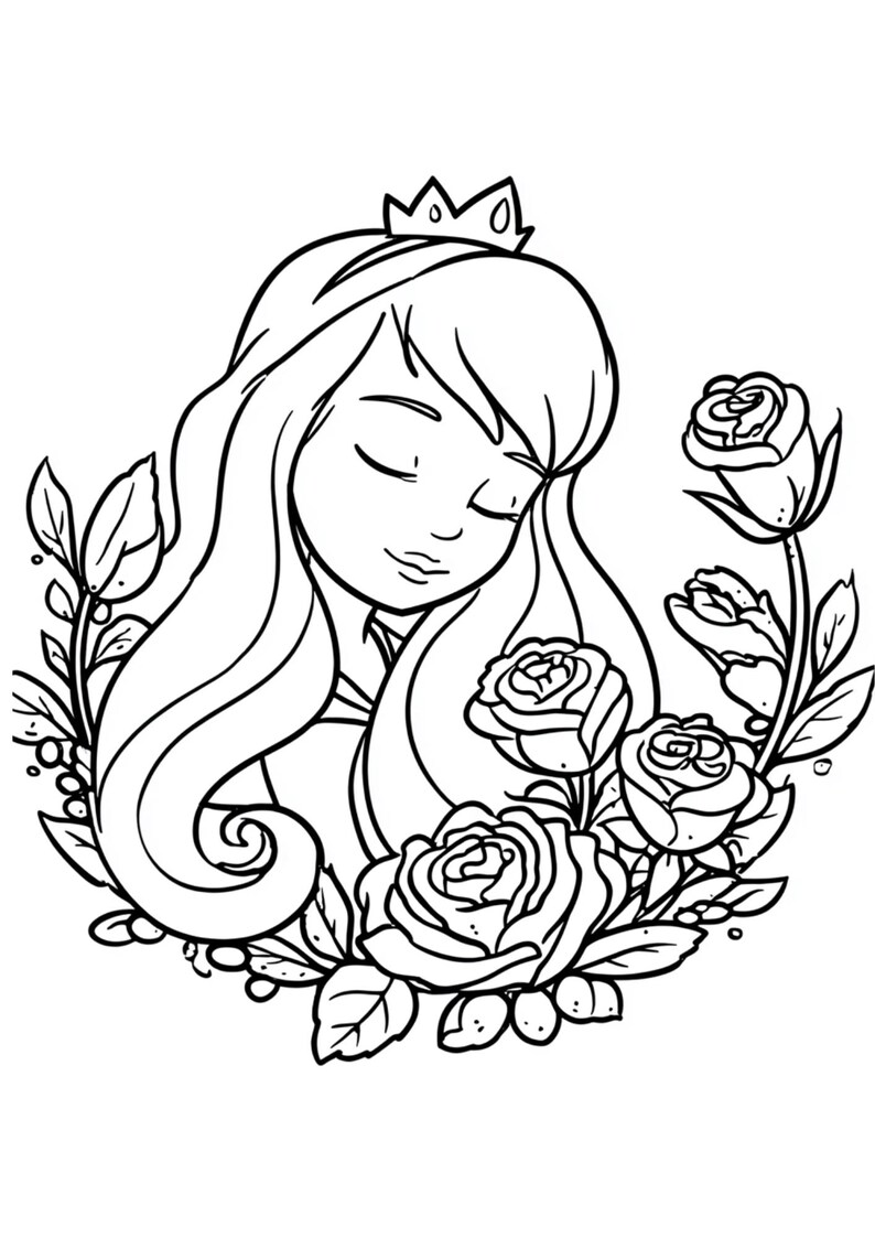 Princess Fairy Coloring Book: 100 Pages Magic Castle Unicorn Activity ...