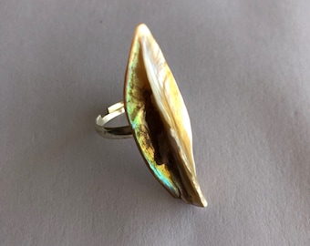 Seashell Adjustable Ring