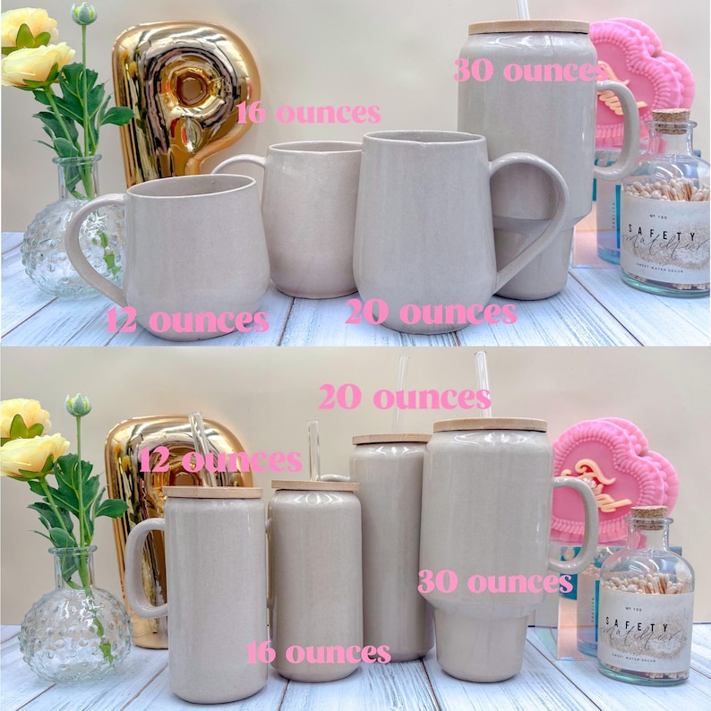 Aqua Mushroom Ceramic Mug