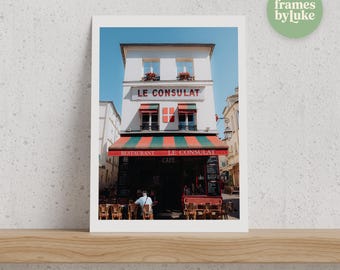 Cartão-postal do Le Consulat Café Paris | Fotografia de viagem artística de Montmartre (6x4", 7x5")