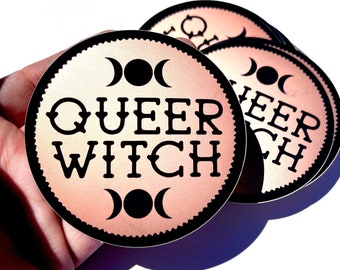 Queer Magic Rose Gold Matte Sticker