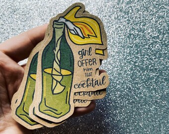 Offer Him That (Molotov) Cocktail Sticker