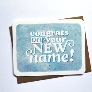 Congrats on Your New Name Trans Name Change Card image 4