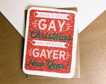 Gayaste julkort | Gay jul och ett Gayare nyår | Quea högtider