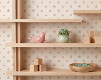Sweet Blooms Pink Tulip Nursery Wallpaper, Peel and Stick Floral Decor