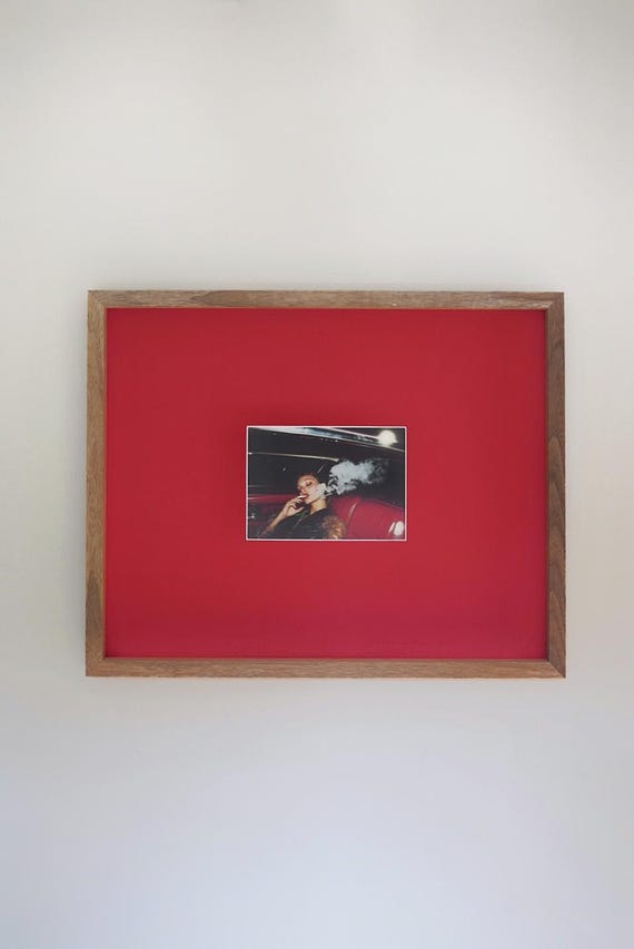 Professional 16x20" Cherry Red Museum Mat Board | Archival Acid-Free Frame Mat for Art & Photography