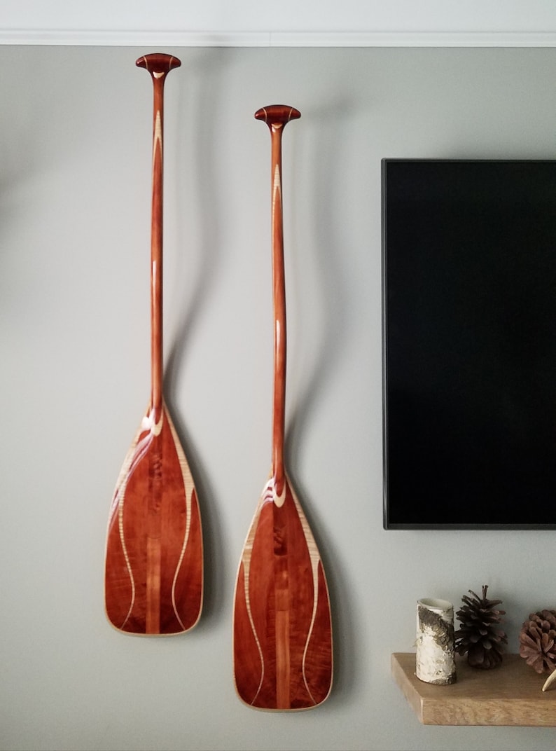 Canoe Paddles 12 Degree Double Bend Sblade red Etsy
