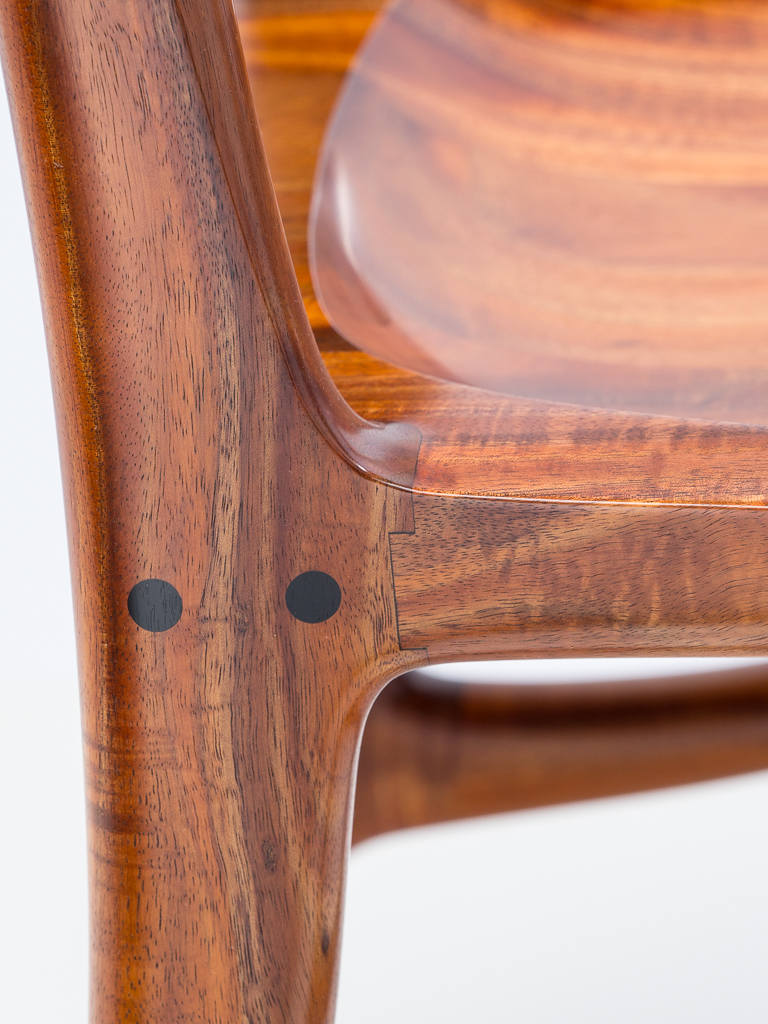 Sillón Koa, moderno de mediados de siglo, altamente esculpido con líneas  fluidas a la perfección, solo por encargo - Etsy México, image size:768x1024