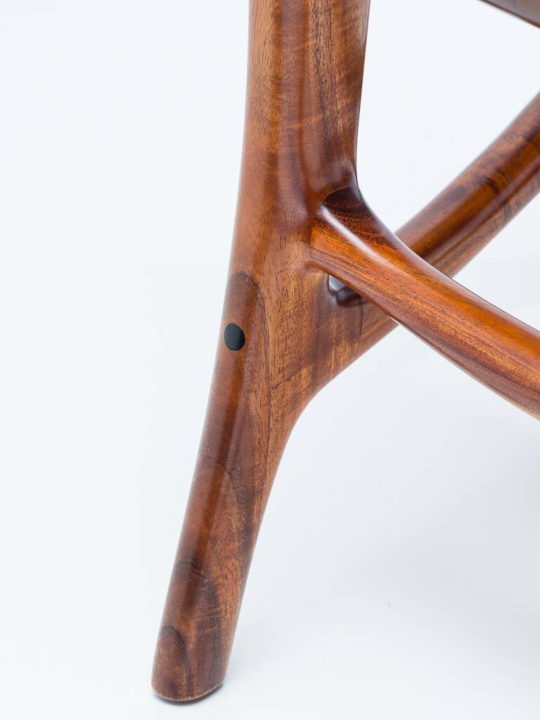 Sillón Koa, moderno de mediados de siglo, altamente esculpido con líneas  fluidas a la perfección, solo por encargo - Etsy México, image size:768x1024