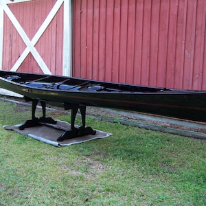 Deposit for Gabon Ebony/Bloodwood &quot;Whistlewood&quot;, 19&#39;, 8&quot; long Full-Scale version shown, 1/2 and 1/3rd Scale Models look exactly the same.
