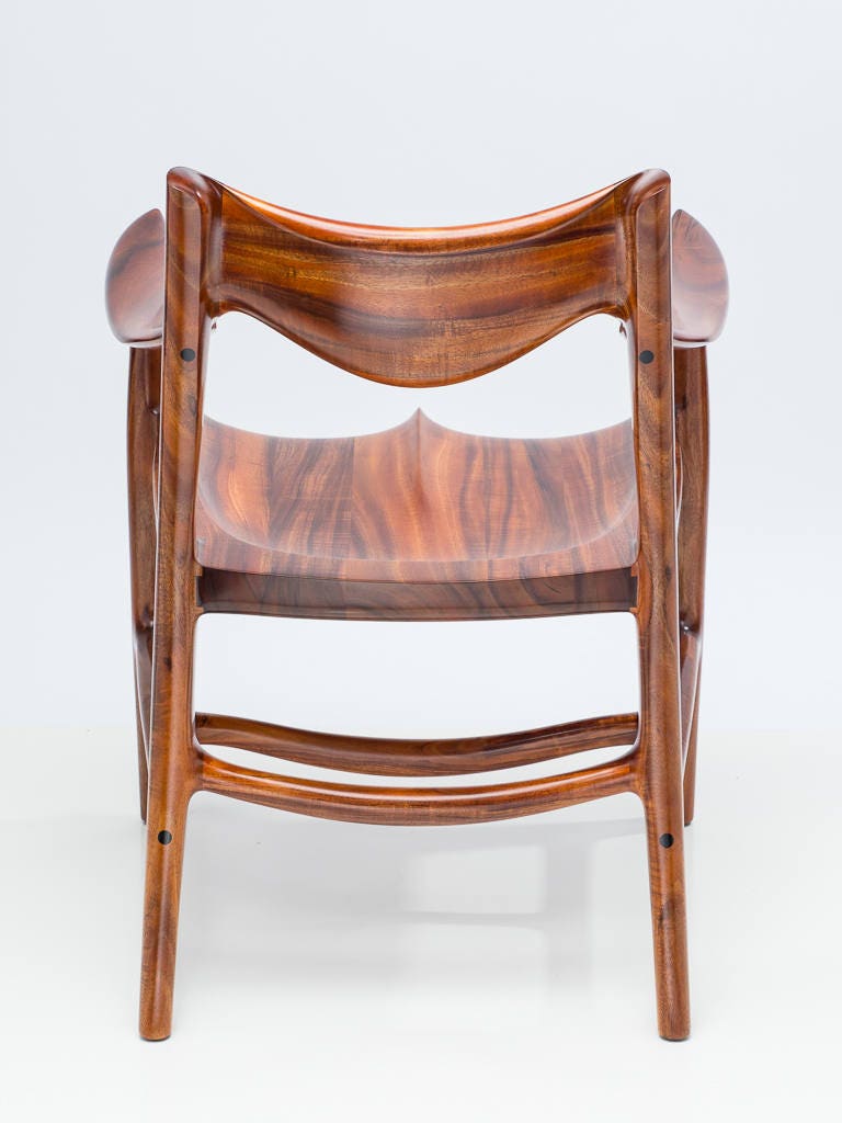 Sillón Koa, moderno de mediados de siglo, altamente esculpido con líneas  fluidas a la perfección, solo por encargo - Etsy México, image size:768x1024