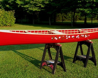 Skin-On-Frame Canoe, 15' 2" Higley Model, 3rd Generation Prototype