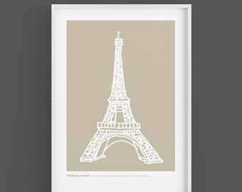 Eiffel Tower Print Paris France