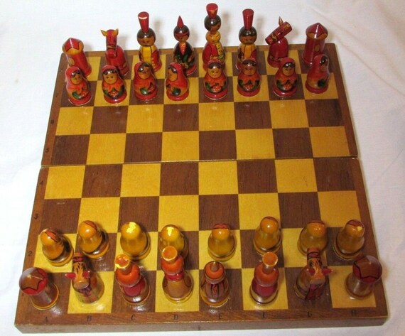 russian doll chess set