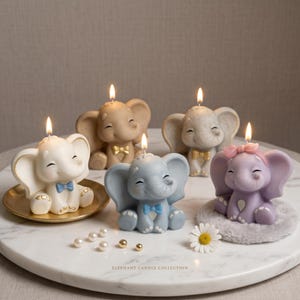 Elefant Kerzenform | Baby Silikonform für Kinderzimmer Dekor