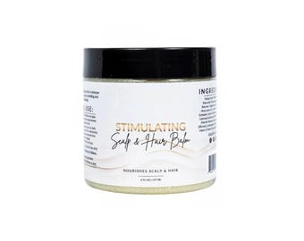 Stimulating Scalp & Hair Balm – Nourishes Roots  Supports Growth
