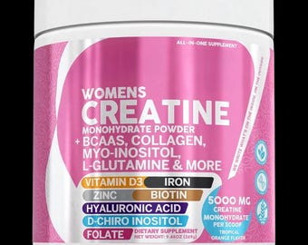 Creatine For Women – Monohydrate + Bcaas & Collagen, 30 Serv