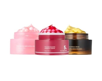 Mix & Match Boba Cream Set Korean Skincare Capsule Creams with Niacinamide and Peptides