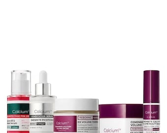 Kit de presente Collagen Boost com bálsamo firmador de volume e cálcio para pele madura