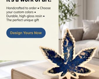 Leafy Ashtray- custom made to order- gifts