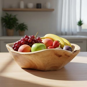 Obstschale aus holz