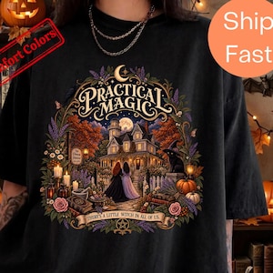 Camiseta de Practical Magic, camiseta victoriana de Owens House, regalo de la película Practical Magic (CC331)