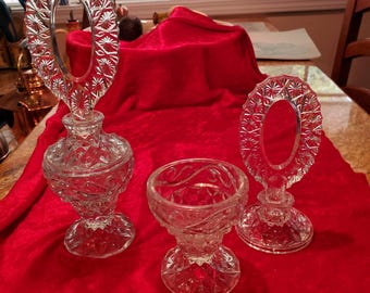 Perfume Bottle Dresser Set is an Extremely Rare Oddity.