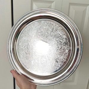 Oneida Usa Silver Platter - Etsy