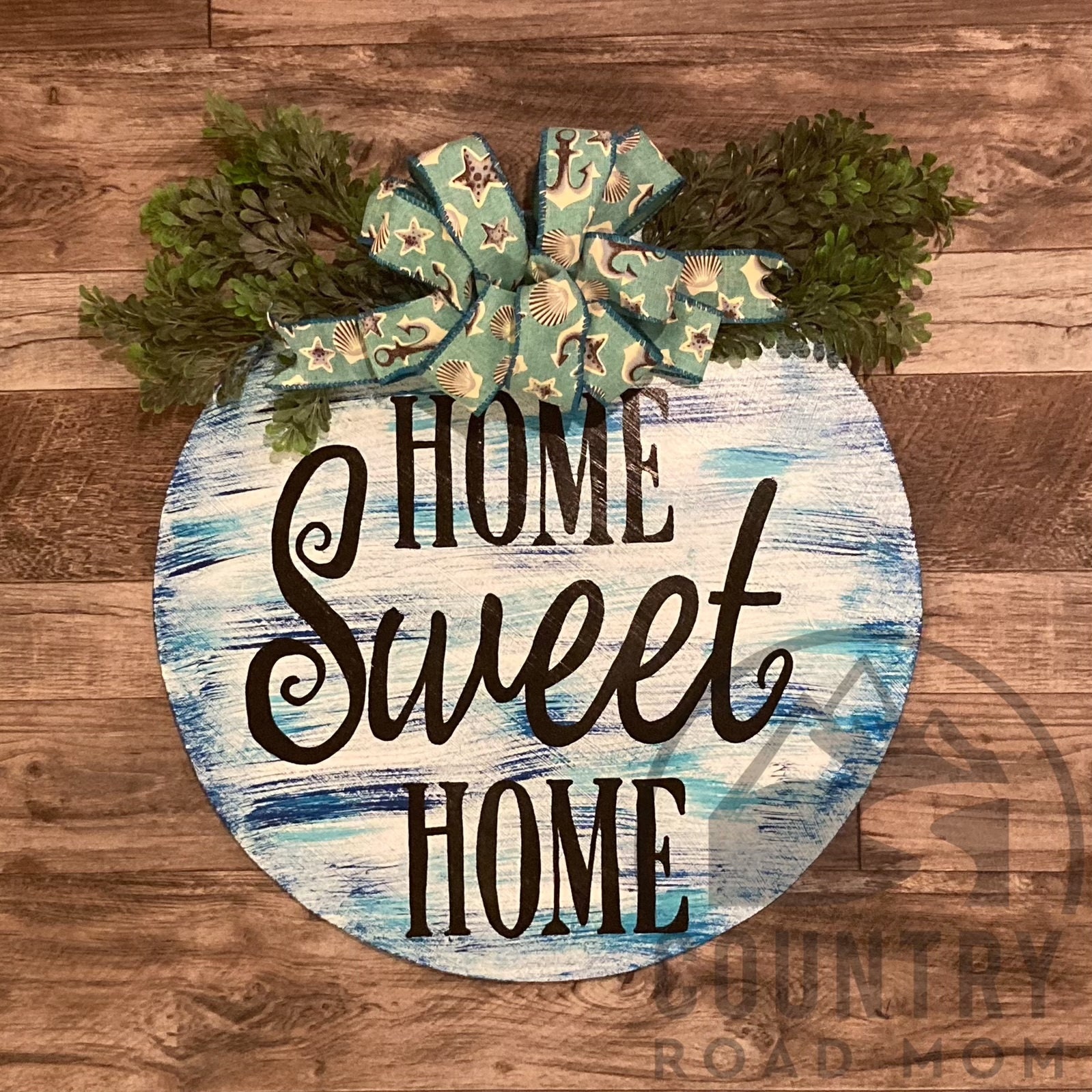Home Sweet Home Welcome Sign Wall Door Hanging Plaque Hand - Etsy UK