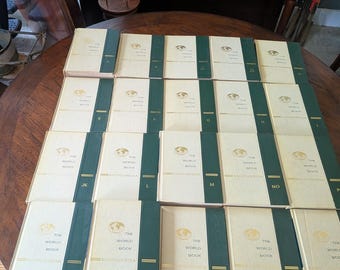 Vintage 1967 Collier's Encyclopedia, Complete 24 Volume Hardcover