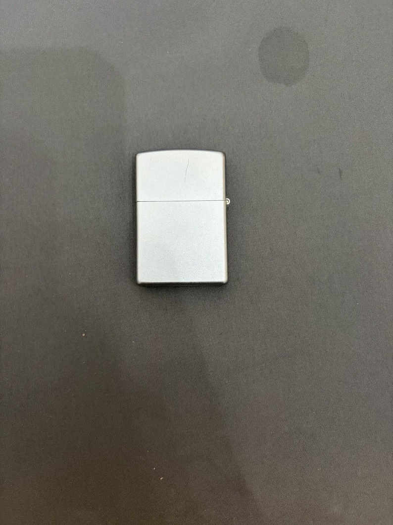 Vintage 2005 Zippo winddicht Feuerzeug Silber Ton Plain EDC C 05 Bild 1