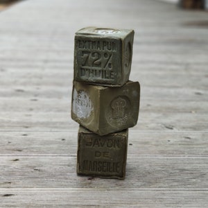 Savon de Marseille Olive oil organic soap perfect for felting in cubes of 600g and 400g
