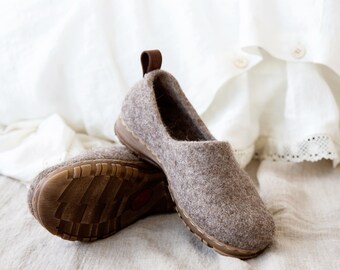 boiled wool clogs sale