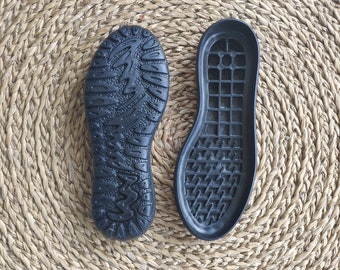 Rubber soles for female clogs and booties - Winter shoes, snow boots soles - black rubber soles for womens shoes