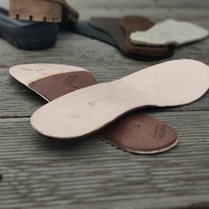 Insoles with shanks for shoemaking, Perepons cardboard and metal shank