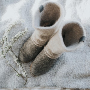boiled wool shoes