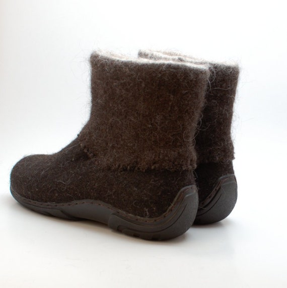 Felt ankle best sale boots