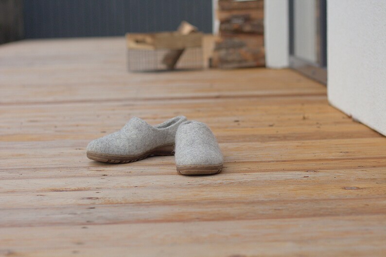 boiled wool shoes