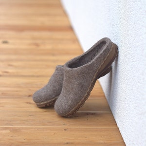Cappuccino-klompen voor dames, dierproefvrije schoenen