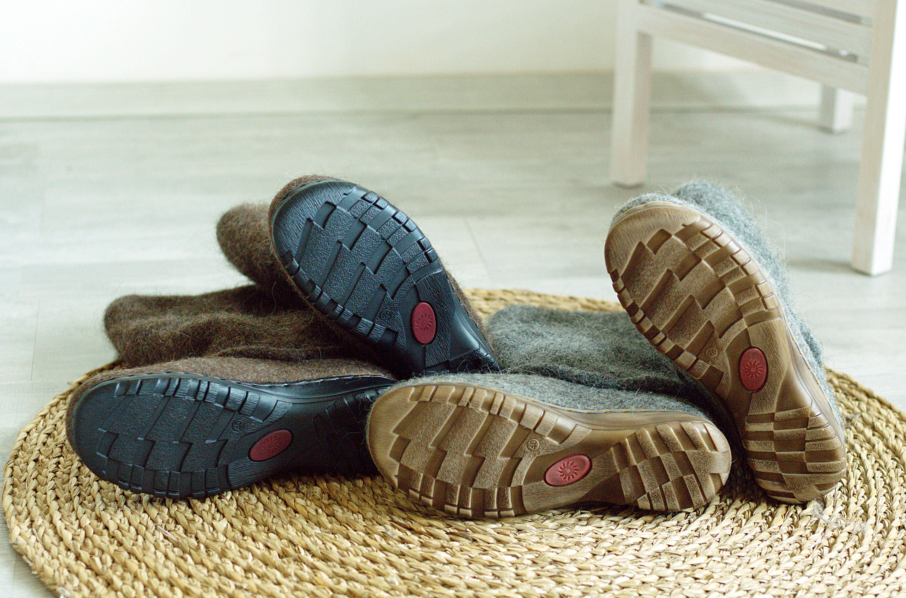 winter boots with rubber soles