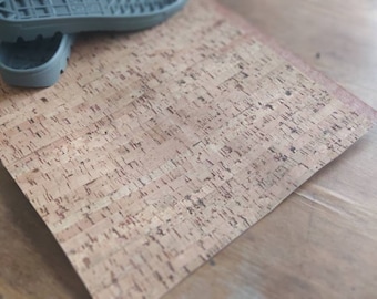 Sole lining from Fintex cardboard with cork, cork