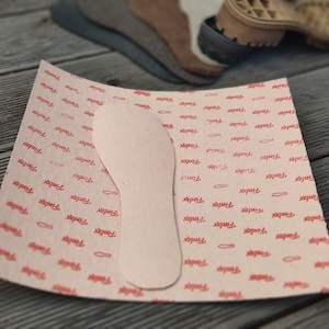 Plantillas para la fabricación de calzado, forro de suela de cartón Fintex, cartón para la fabricación de calzado