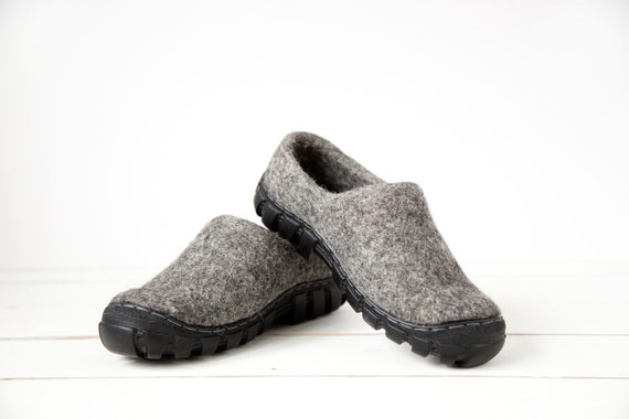 US mujer 8.5 READY to SHIP Zapatos de exterior de lana de fieltro en gris con suelas de goma resistentes y resistentes tamaño EU39 Zapatos Zapatos para hombre Botas Botas de agua y de nieve 