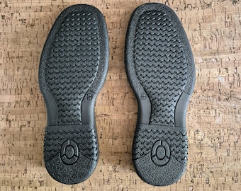 Black rubber outsoles  Boston for your custom made shoes, soles for crotchet slippers