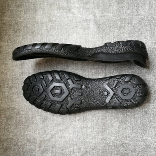 Black rubber outsoles for your custom made shoes, leather shoe soles