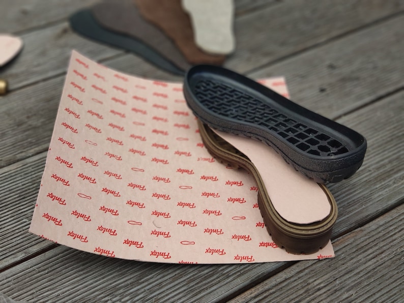 Insoles for shoe making sole lining from Fintex cardboard Etsy